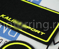 Ворсовые коврики панели приборов Sport с флуоресцентным указанием модели для Лада Калина 2_10