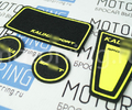 Ворсовые коврики панели приборов Sport с флуоресцентным указанием модели для Лада Калина 2_7