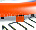 Окантовка накладки консоли 2DIN оранжевая для Лада Гранта_7