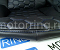 Обивка сидений (не чехлы) экокожа гладкая с цветной строчкой Соты для ВАЗ 2108-21099, 2113-2115, 5-дверной Лада 4х4 (Нива) 2131_25