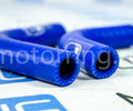 Патрубки печки силиконовые синие для карбюраторных Лада 4х4 (Нива) до 2006 г.в._4