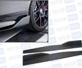 Накладки порогов Sal-Man задние в стиле BMW черные глянцевые универсальные_9