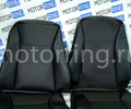 Обивка сидений (не чехлы) экокожа (центр с перфорацией) для ВАЗ 2112, 2111_12
