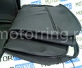 Обивка сидений (не чехлы) черная ткань с центром из черной ткани на подкладке 10мм для Лада Приора седан_13