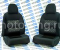 Комплект тканевых сидений от Приора 2 адаптированных для ВАЗ 2110-2112_0