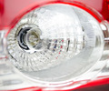 Задние диодные фонари красные с белой полосой и бегающим поворотником в стиле Лексус для ВАЗ 2108-21099, 2113, 2114_13
