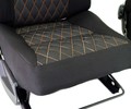 Комплект тканевых передних сидений Ромб с салазками для 3-дверной Лада 4х4_13
