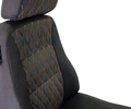 Переднее пассажирское тканевое сиденье Ромб с салазками для 3-дверной Лада 4х4_8