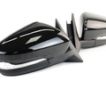 Черные лаковые боковые зеркала в стиле Гранты с Эконом регулировкой и повторителем поворотника для ВАЗ 2104, 2105, 2107_10