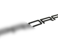 Шильдик-надпись PRIORA черный лак в стиле Порше для Лада Приора_0