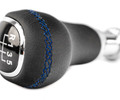 Ручка КПП Sal-Man в стиле Весты с хромированной вставкой и пыльником с синей строчкой для ВАЗ 2108-21099_11
