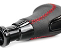 Ручка КПП Sal-Man в стиле Весты с черной вставкой и пыльником с красной прострочкой для ВАЗ 2108-21099_14