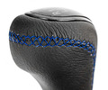 Ручка КПП Sal-Man в стиле Весты с черной вставкой и пыльником с синей прострочкой для ВАЗ 2108-21099_13