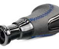 Ручка КПП Sal-Man в стиле Весты с черной вставкой и пыльником с синей прострочкой для ВАЗ 2108-21099_14