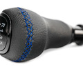 Ручка КПП Sal-Man в стиле Весты с черной вставкой и пыльником с синей прострочкой для ВАЗ 2108-21099_15