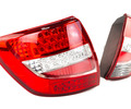 Диодные красно-белые фонари TheBestPartner с простым LED-поворотником для Лада Гранта, Гранта FL седан_9