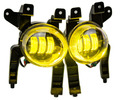 Двухцветные диодные ПТФ Sal-Man (бело-синий 6000К и желтый 3000К) 50W для Опель Астра, Астра GTC, Вектра, Зафира_0