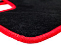 Ворсовые коврики с красной окантовкой Спорт в салон для Лада Калина, Калина 2_8