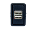 USB зарядное на 2 слота вместо заглушки панели приборов для ВАЗ 2108-21099 с высокой панелью, ВАЗ 2113-2115, Лада 4х4 (Нива) 21213, 21214, 2131_6