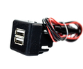 USB зарядное на 2 слота вместо заглушки кнопки для ВАЗ 2110, 2111, 2112_4