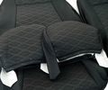 Обивка сидений (не чехлы) центр из ткани с термотиснением Трек для ВАЗ 2110_7