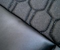 Обивка сидений (не чехлы) экокожа с тканью Полет (цветная строчка Соты) для ВАЗ 2110_11