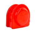 Опора рулевой рейки с заглушками CS20 (красный силикон) для ВАЗ 2108-21099, 2113-2115_12