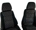 Комплект тканевых передних сидений Ромб с салазками для ВАЗ 2109, 21099, 2114, 2115_11