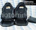 Обивка (не чехлы) сидений Recaro экокожа гладкая для ВАЗ 2110, Лада Приора седан_10