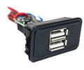 USB зарядное на 2 слота вместо заглушки панели приборов ВАЗ 2106, 2107_8