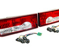 Задние фонари Torino красные с белой полосой для ВАЗ 2108-21099, 2113, 2114_8