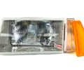 Фара левая Освар с оранжевым стеклом секции поворотника в комплекте для ВАЗ 2108-21099_0