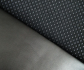 Обивка сидений (не чехлы) экокожа с тканью под цельный задний ряд сидений для Лада Гранта FL в комплектациях Standard, Classic, Comfort_0