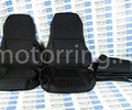 Обивка сидений (не чехлы) черная ткань с центром из черной ткани на подкладке 10мм для ВАЗ 2107_13