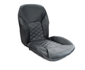 Обивка сидений (не чехлы) экокожа гладкая с цветной строчкой Соты под цельный задний ряд сидений для Лада Гранта FL в комплектациях Standard, Classic, Comfort_15