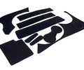 Комплект противоскользящих ковриков Off-Road Pioneer с красной окантовкой для Шевроле Нива, Лада Нива Тревел_16