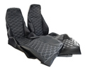 Обивка сидений (не чехлы) экокожа (центр с перфорацией и цветной строчкой Соты) для ВАЗ 2107_24