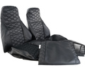 Обивка сидений (не чехлы) экокожа (центр с перфорацией и цветной строчкой Соты) для ВАЗ 2107_25