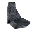 Обивка сидений (не чехлы) экокожа (центр с перфорацией и цветной строчкой Соты) для ВАЗ 2107_38