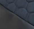 Обивка сидений (не чехлы) экокожа с алькантарой (цветная строчка Соты) для ВАЗ 2110_0