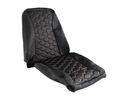 Обивка сидений (не чехлы) экокожа (центр с перфорацией и цветной строчкой Соты) для ВАЗ 2110_14