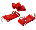 Комплект крепления глушителя красный полиуретан CS20 Drive для ВАЗ 2101-2107, Лада 4х4 (Нива) до 1994 г.в._0