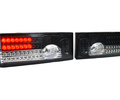 Задние диодные фонари, серые с белой полосой и бегающим поворотником в стиле Лексус для ВАЗ 2108-21099, 2113, 2114_10