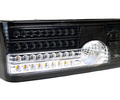 Задние диодные фонари, серые с белой полосой и бегающим поворотником в стиле Лексус для ВАЗ 2108-21099, 2113, 2114_12