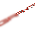 Светоотражающий орнамент с названием модели в стиле Порше с красным покрытием для Лада Гранта, Гранта FL_0
