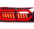 Фонари светодиодные в стиле Ауди RS для ВАЗ 2110 красные _6