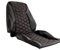 Обивка сидений (не чехлы) экокожа гладкая с цветной строчкой Соты для ВАЗ 2110_20