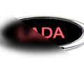 Светодиодный шильдик Sal-Man с красной надписью LADA для Лада Калина 2, Приора, Гранта_0
