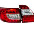 Диодные задние фонари в красно-белом корпусе для Toyota Corolla 2007-2009 г,в._7