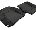 Обивка сидений (не чехлы) черная ткань с центром из черной ткани на подкладке 10мм для ВАЗ 2111, 2112_14